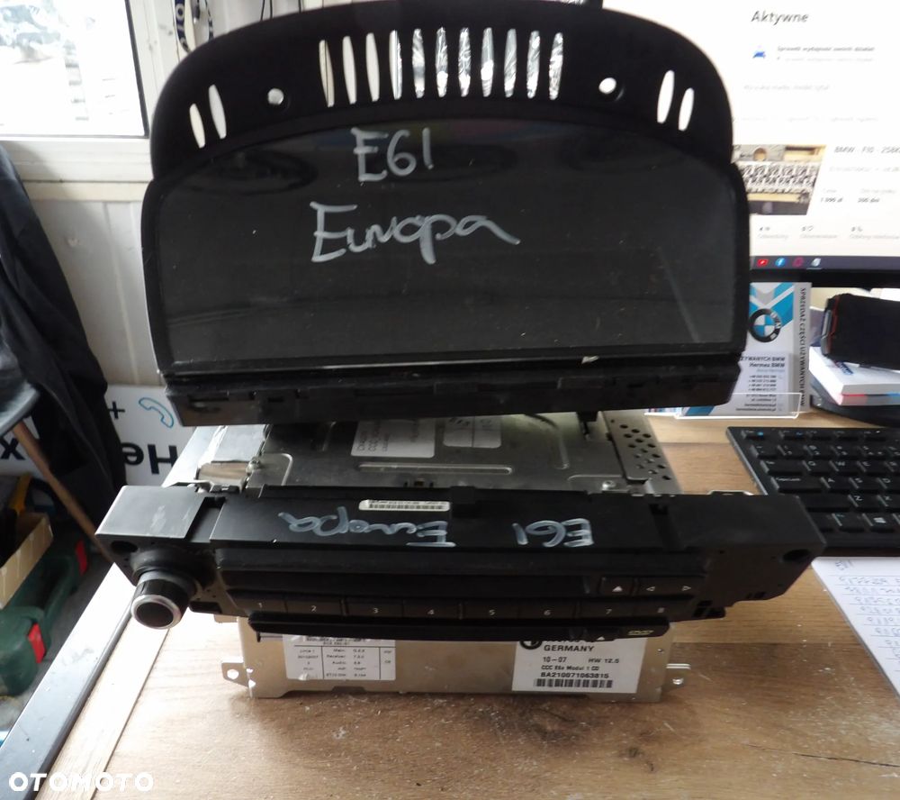 BMW - E61 - KOMPLETNA NAWIGACJA - MONITOR - CZYTNIK  CCC - 9151979  9170702 - 1