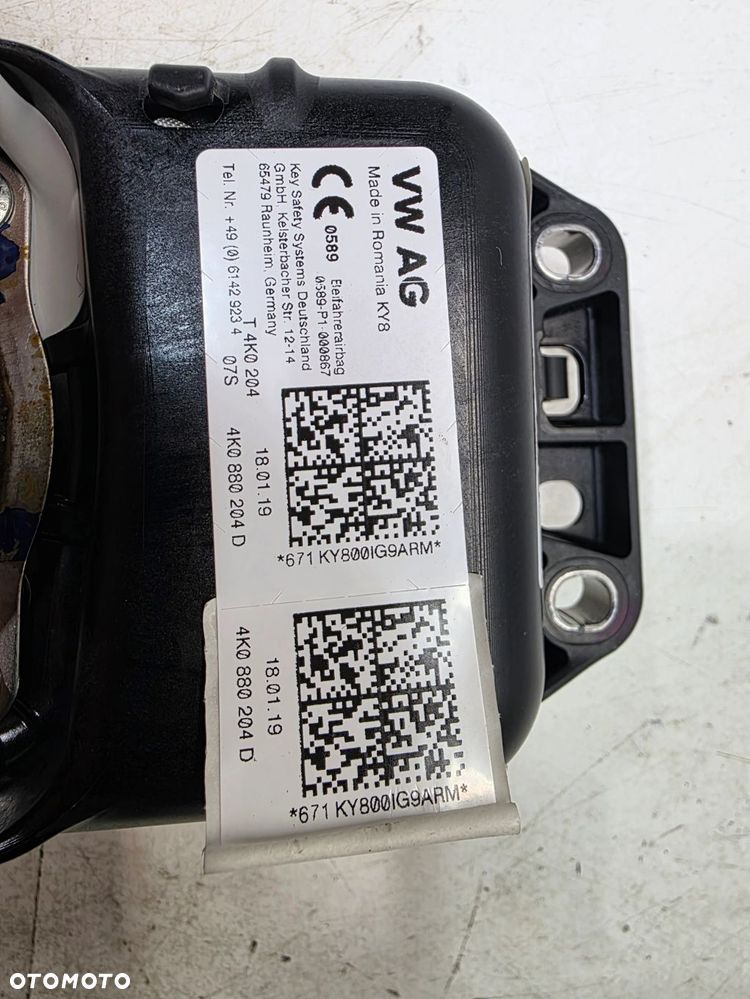 PODUSZKA POWIETRZNA PASAŻERA AUDI A6 C8 A7 4K 4K0880204D - 11