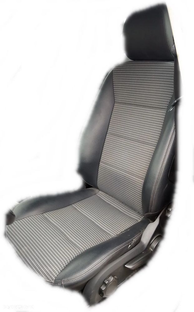 MERCEDES A-KLASA W169 04-08R FOTEL KIEROWCY LEWY PRZEDNI PRZÓD PÓŁSKÓRA - 1