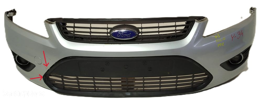 zderzak przedni przód FORD FOCUS MK2 LIFT 07-11 O3 - 1