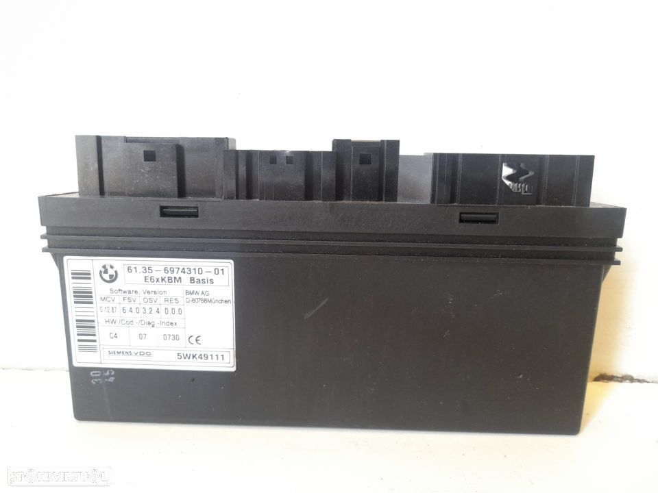 CENTRALINA COMANDO SISTEMA CONFORT ORIGINAL SIEMENS 6135697431001 BMW SERIE 5 E60 E61 - 5