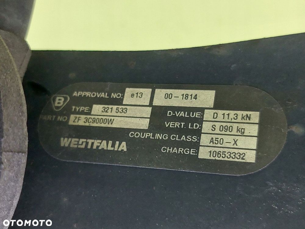 Hak holowniczy VW PASSAT B6 2005-2010 KOMBI WESTFALIA - 2