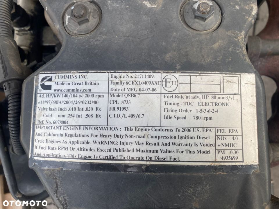 Cummins 21711409  QSB 6.7 - 1