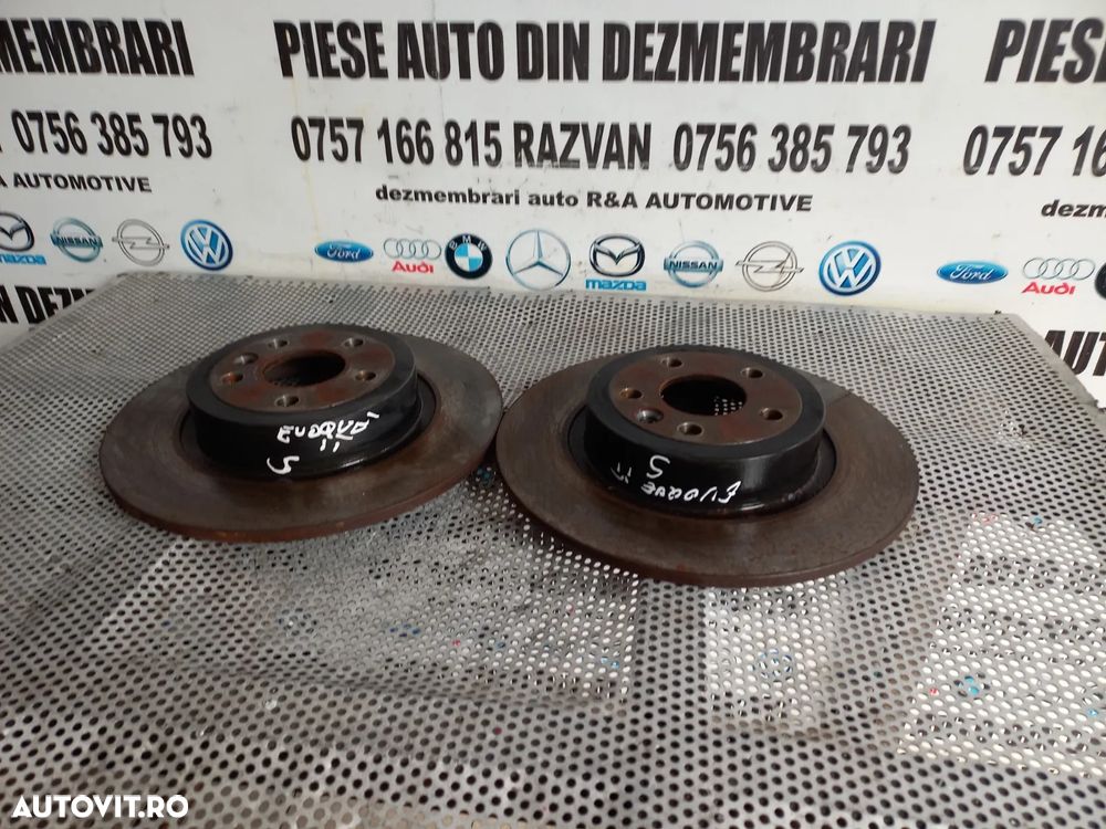 Set Discuri Frana Spate Ca Noi Land Rover Range Rover Evoque Discovery Sport An 2012-2013-2014-2015-2016-2017-2018-2019 4x4 2.0 Diesel Ingenium Dezmembrez Range Rover Evoque Facelift An 2015-2016-2017-2018-2019 2.0 D Automat 4x4 Volan Stanga - Dezmembrari Arad - 4