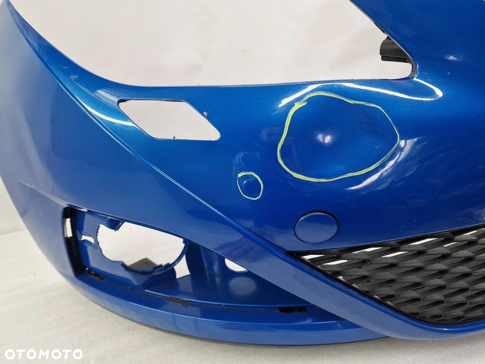 SEAT IBIZA 6J0 IV 08- ZDERZAK PRZEDNI PRZÓD NA SPRYSKI , KOLOR NIEBIESKI METALIK , NR AUKCJI NZ1165 - 10