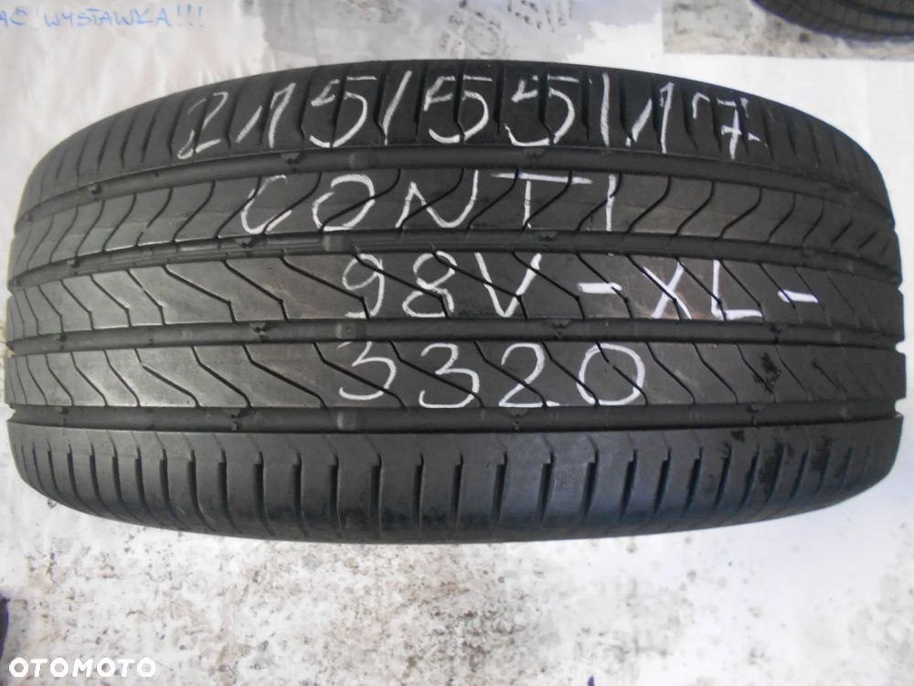 OPONA POJEDYNKA 215/55R17 CONTINENTAL ULTRA CONTACT 6UC XL DOT 3320 7MM - 1