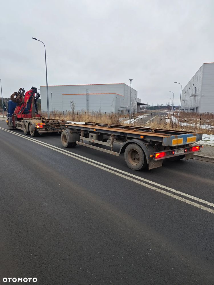 Polkon PRZYCZEPA POLKON PK-183 DO HAKOWCA ZŁOMU DO TROCIN DO TRANSPORTU KONTENERÓW ROLNICZA NA DUŻE KONTENERY - 10