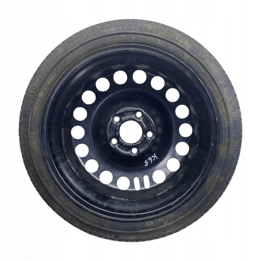 KOŁO DOJAZDOWE OPEL VECTRA C SIGNUM ASTRA H 115/70R16 5X110 2160132 - 2