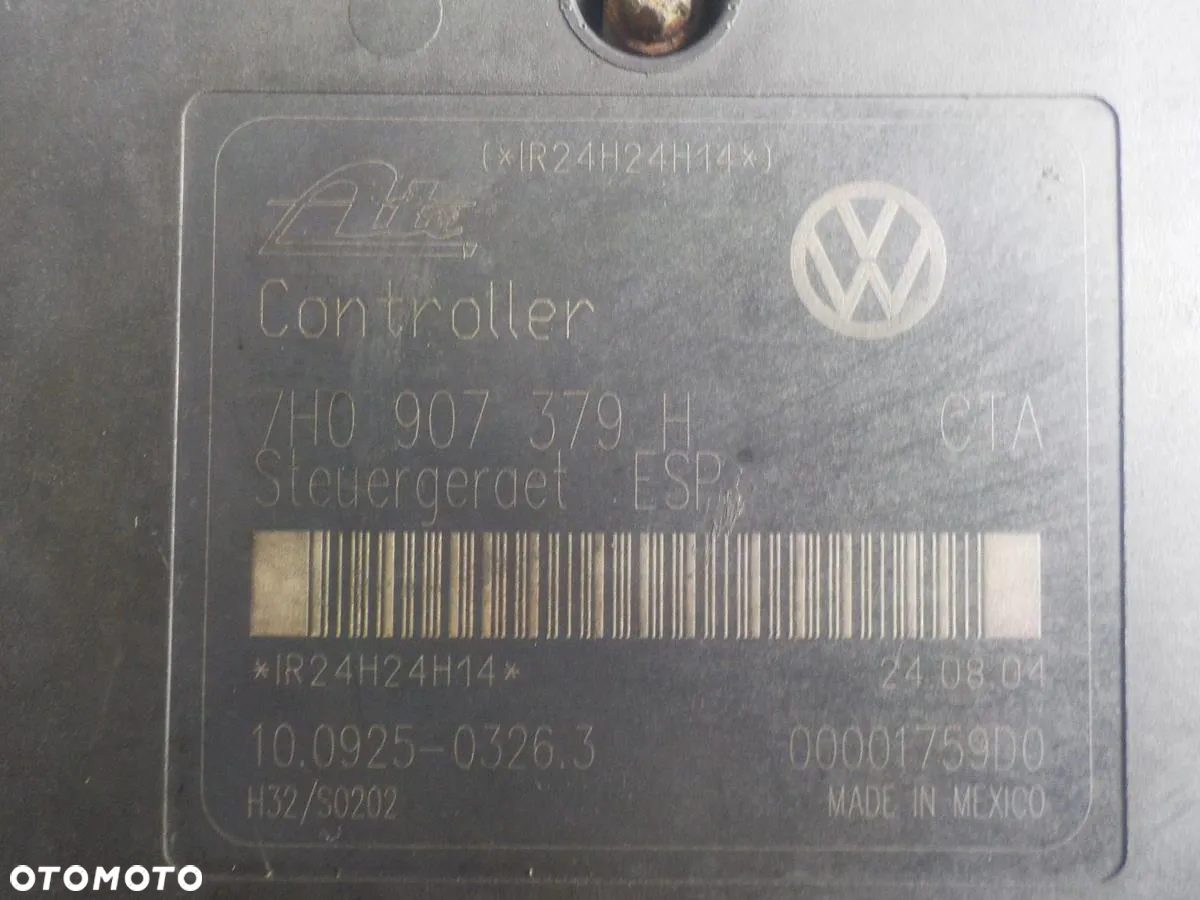 VW T5 POMPA MODUŁ ABS 7H0614111H 7H0907379H - 3