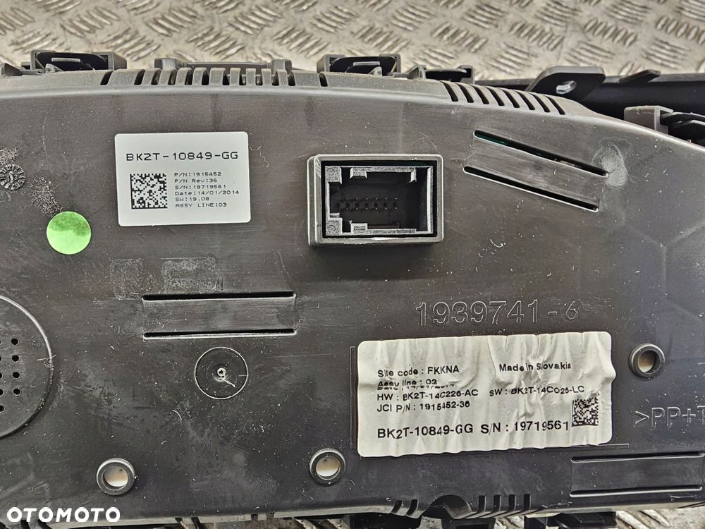 ford transit custom 2.2 tdci 14- licznik zegary bk2t-10849-gg - 2