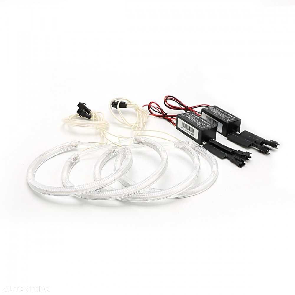 Inele Angel Eyes CCFL BMW seria 3 (E46) far fara lupa sau cu lupa. - 2
