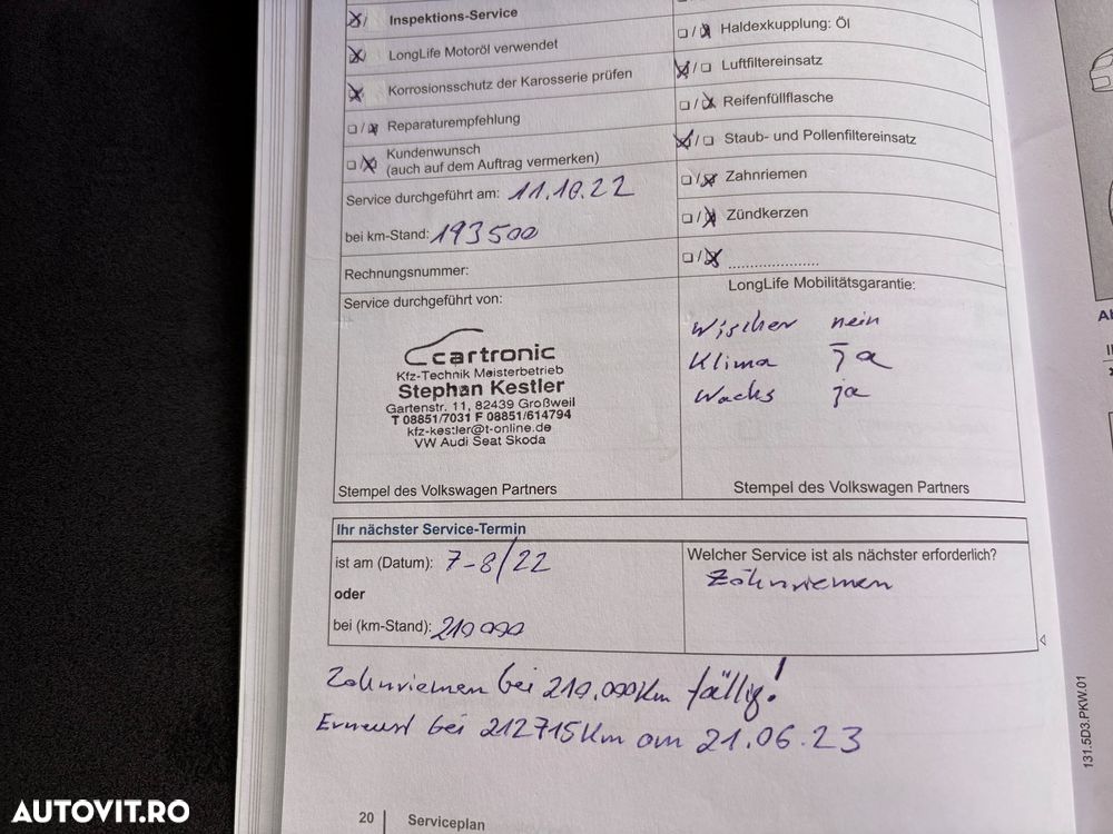 Volkswagen Touran 2.0 TDI DPF Highline - 24