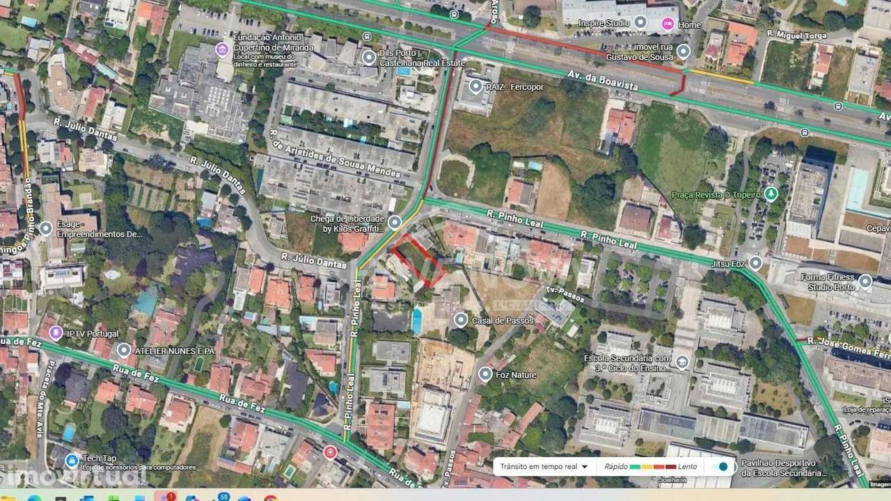 Terreno de 481m² com projeto aprovado para Moradia na Boavista - Porto - Grande imagem: 5/5