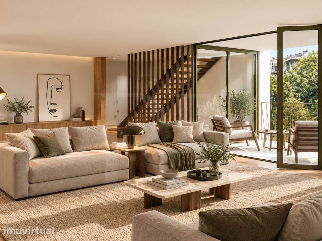 Moradia T4 com piscina, jardim e garagem na Estrela - Grande imagem: 5/22