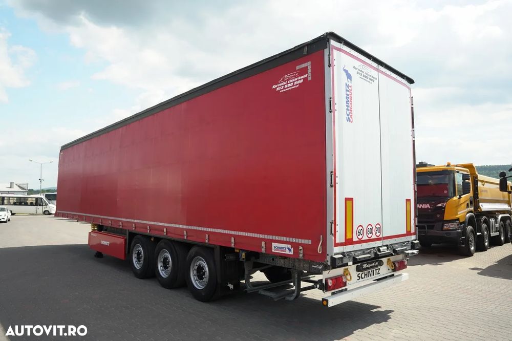 Schmitz Cargobull CORTINĂ / AXĂ RIDICATĂ / ACOPERIȘ RIDICAT / CONTENIER PENTRU PALEȚI - 3