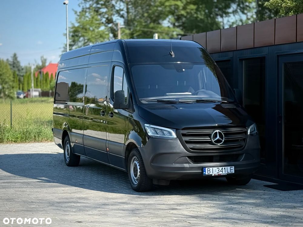 Mercedes-Benz Sprinter 315 CDI / Maxi L3 H2 / 2021 ROK Automat 9G Tronic / Czarny / Reflektory LED / Zarejestrowany w PL - 3