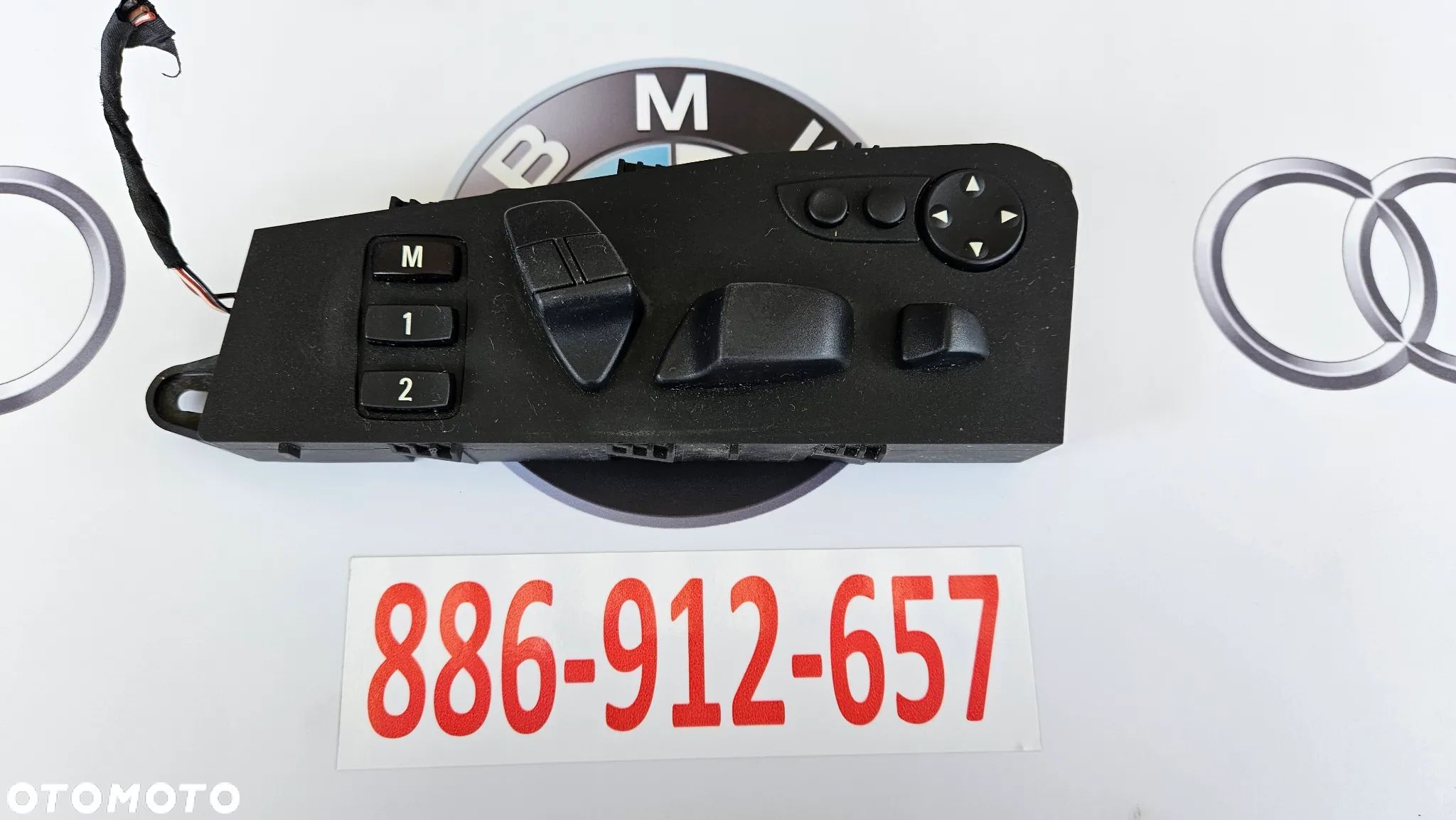 BMW 5 E60 X5 E70 X6 E71 Panel sterowania fotelem prawym Panel fotela prawego Pamięć 6926986 - 1