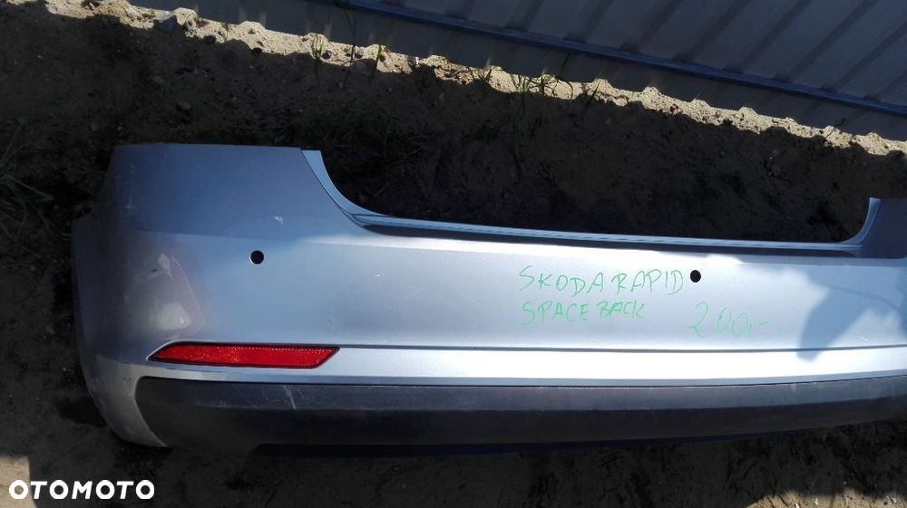 SKODA RAPID ZDERZAK TYŁ SPACEBACK - 2