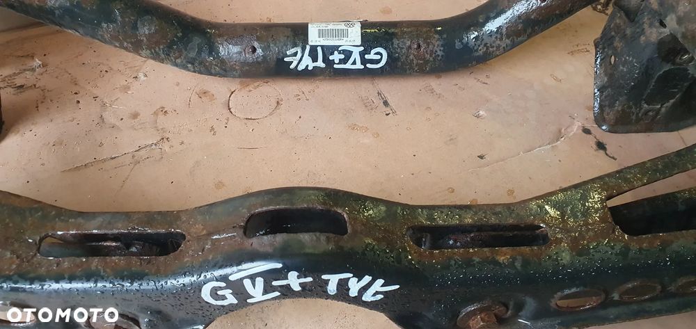 Wózek sanki belka zawieszenia tył VW Golf V Plus 1K0500051BL 1K0505315BA - 9