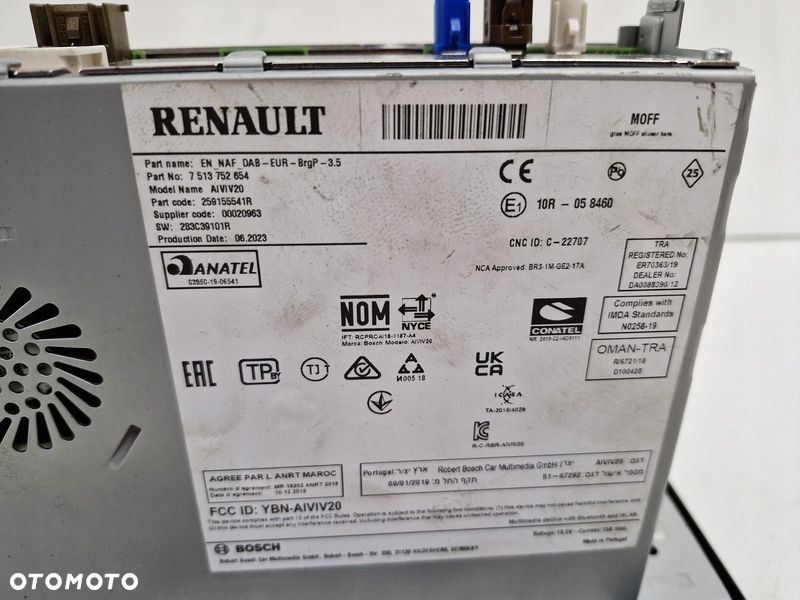 RENAULT TRAFIC IV 4 RADIO FABRYCZNE WYŚWIETLACZ EKRAN 259155541R - 6