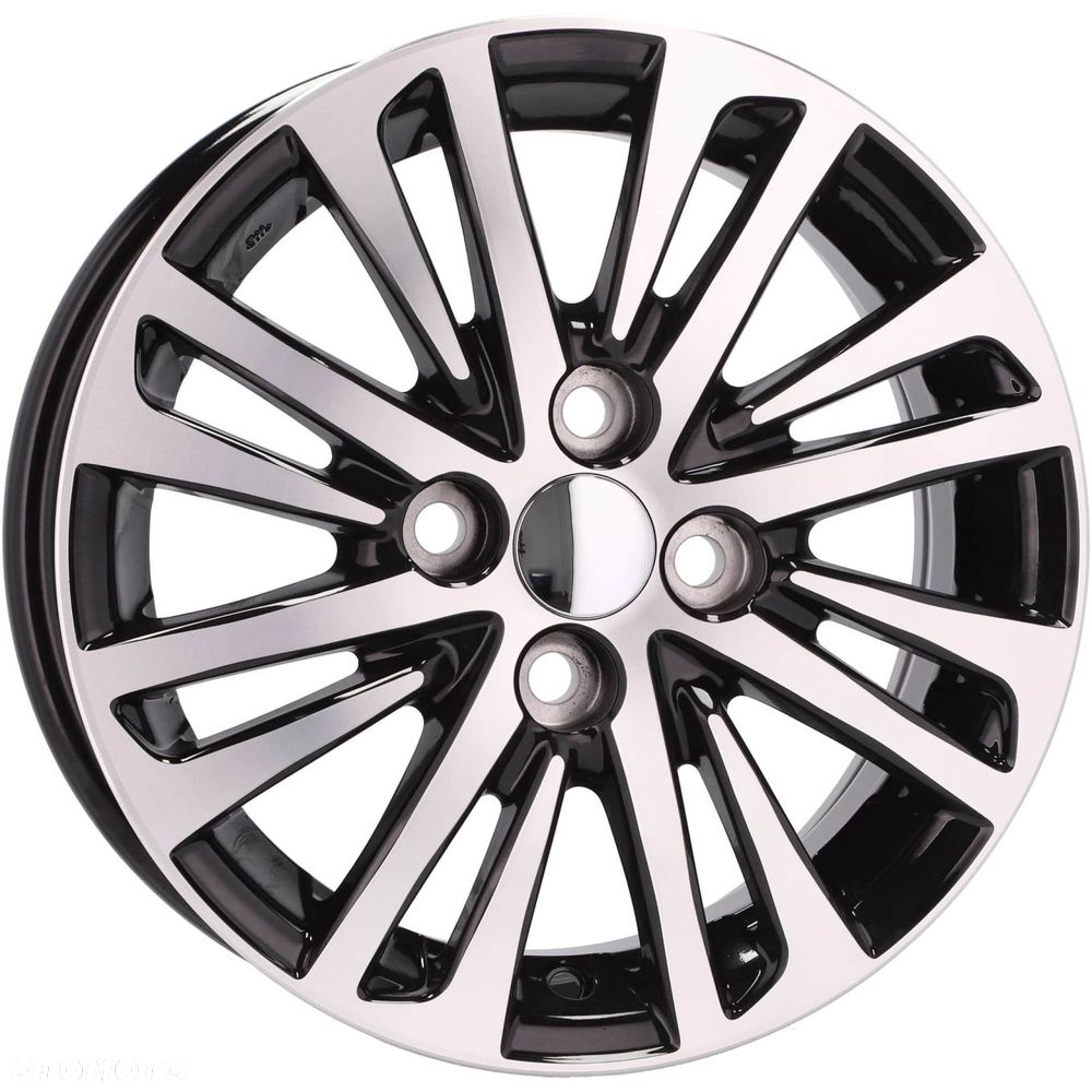 4x Felgi 14 4x100 m.in. do KIA Picanto RIO I-IV Sephia Shuma MAZDA 2 II TOYOTA Yaris - F1438 (LU1437 - 7