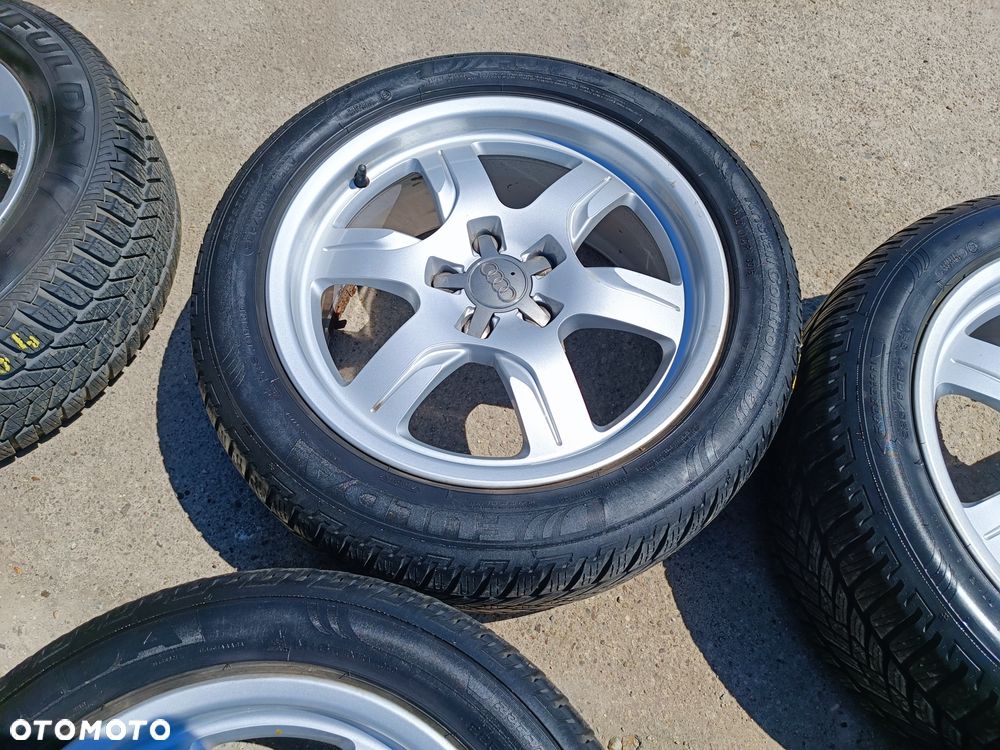 5x112 Alufelgi Felgi Aluminiowe 17 Koła Zimowe zima Oryginalne AUDI A5 A7 A4 B8 B9 A6 C6 C7 BMW Mercedes 225/50 5-6mm - 5