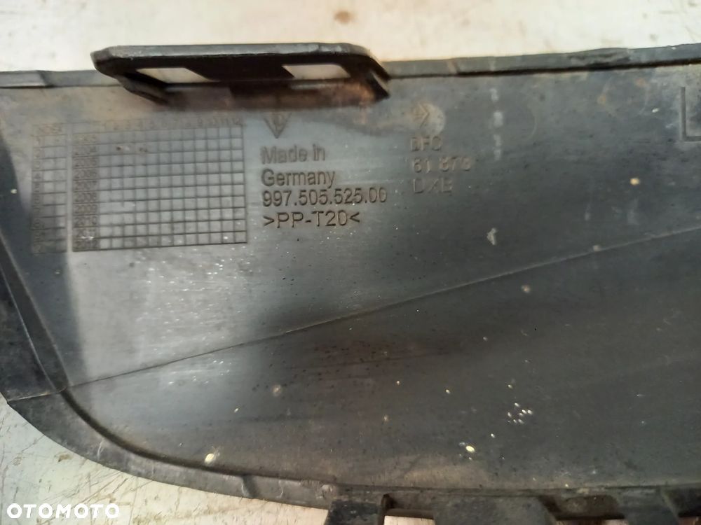 Porsche 997 listwa nakladki nakładka na zderzak przedni przód lewa - 3