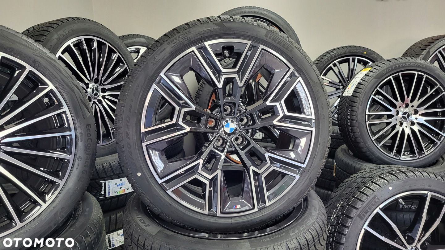 20 Zimowe ORYGINALNE BMW 5 i5 G60 G61 M Aerodynamic 939M R20 Nowe - 3