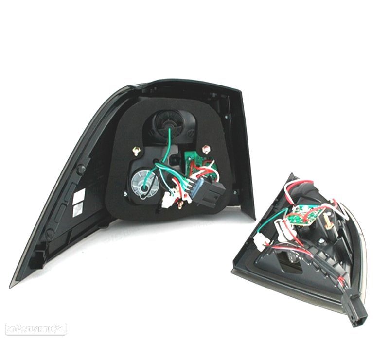 FAROLINS TRASEIROS LED BMW E61 TOURING 04-07 SMOKED FUAMDO ESCURECIDO - 5