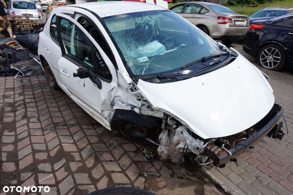 PEUGEOT 207 LIFT 5D HB 2010 EWPB 1.4 HDI DV4TD 68KM 20CQ55 BIAŁY na części - 7