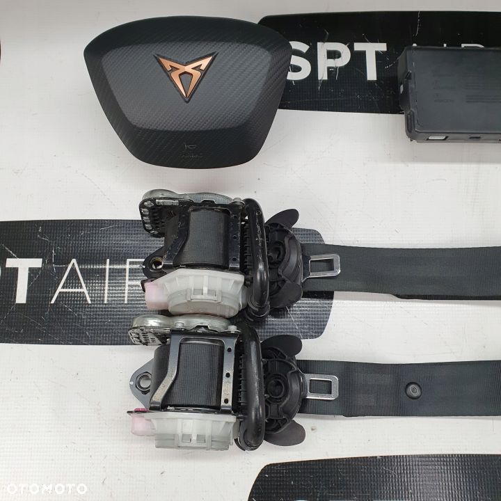 ATECA CUPRA DESKA ROZDZIELCZA KONSOLA KOKPIT PULPIT PODUSZKI AIRBAG AIR BAG PASY KIT SET - 10