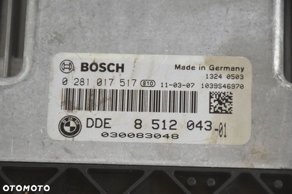 zestaw startowy bmw e90 0281017517 8512043 - 3