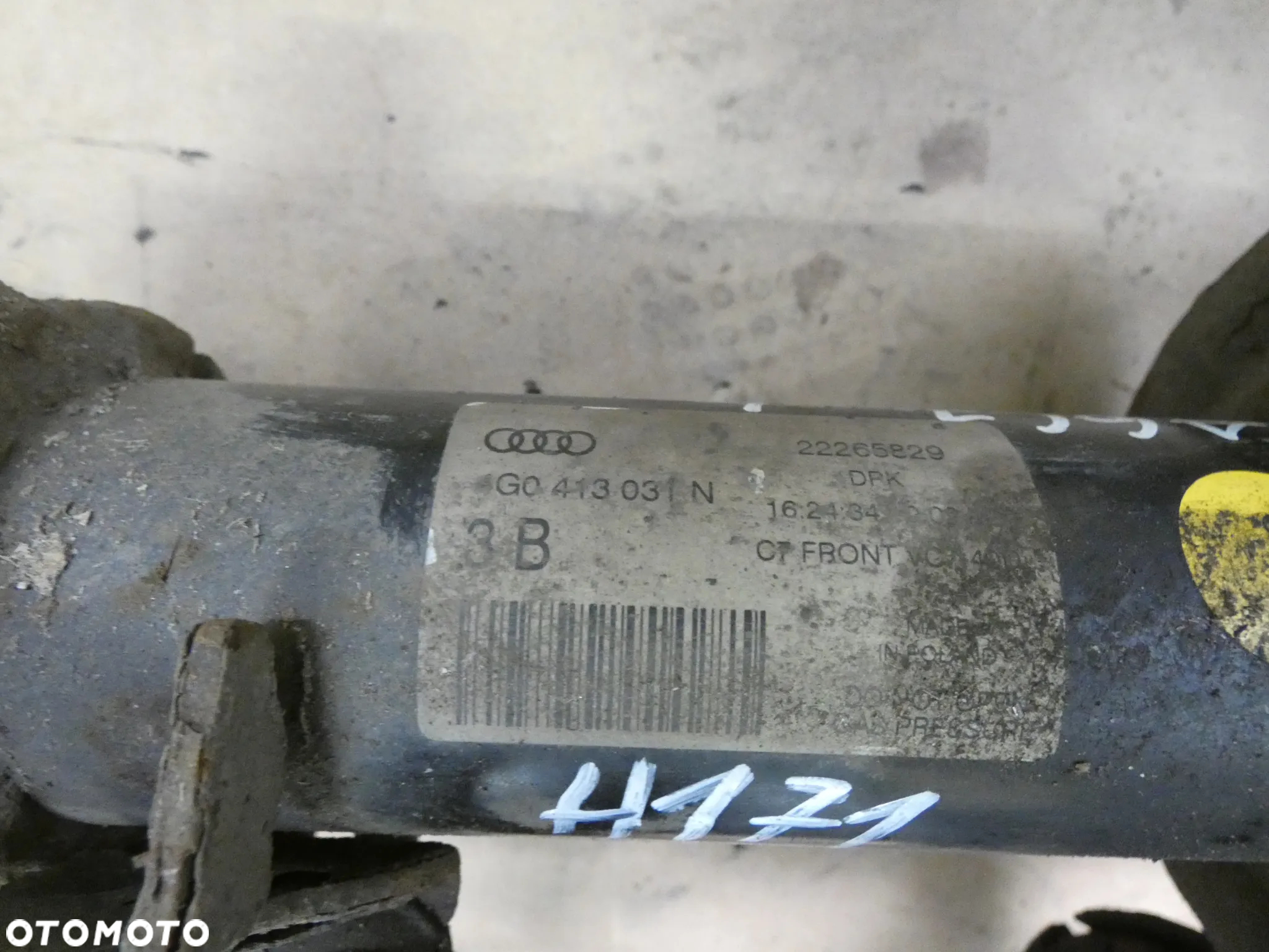 AUDI A6 C7 2.0 TDI AMORTYZATOR PRAWY PRZÓD PRZEDNI 4G0413031N H171 - 4