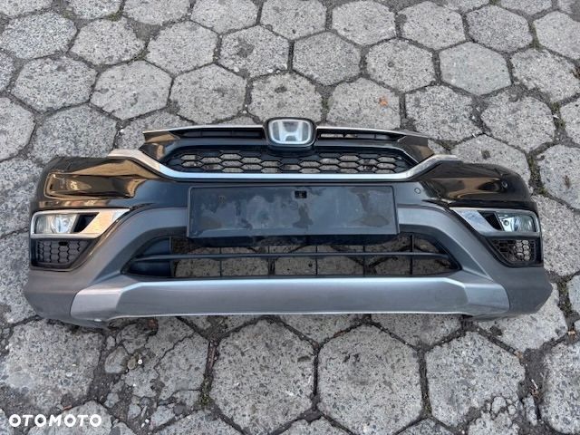 honda cr-v iv zderzak przedni atrapa pod radar czujniki pdc halogeny lift - 4