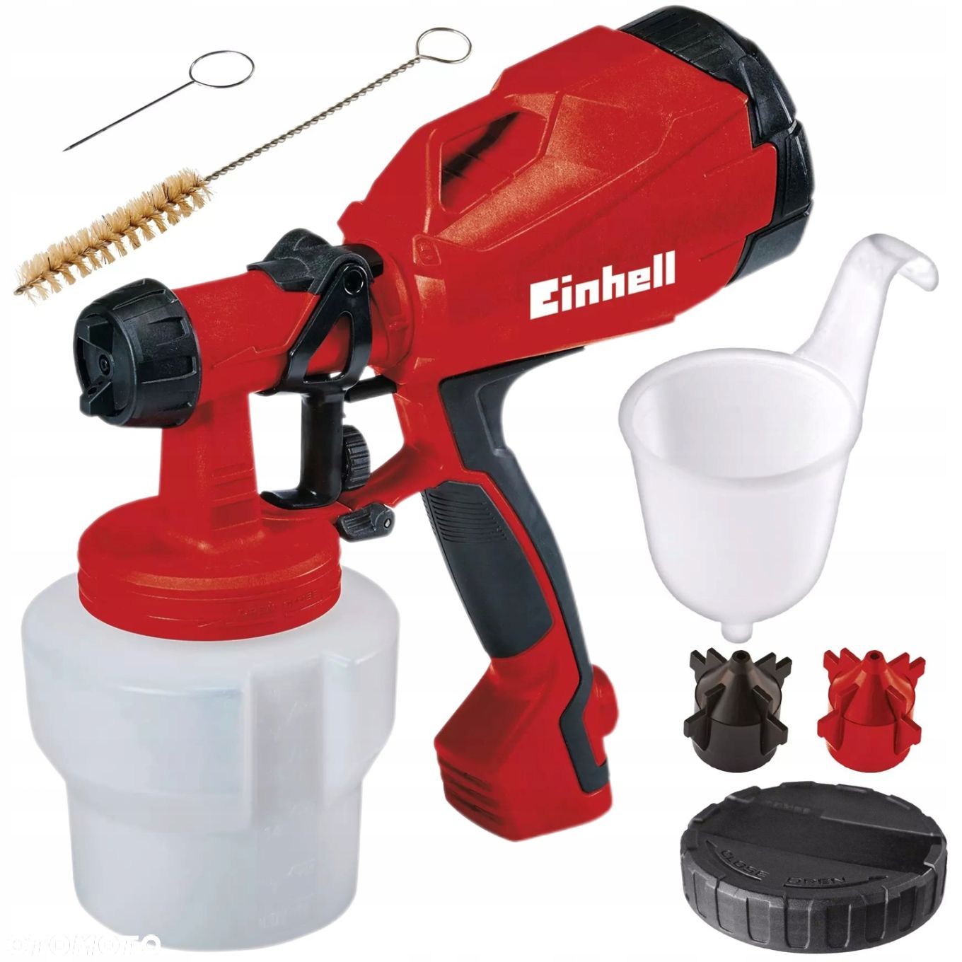 EINHELL PISTOLET DO FARB 500W ZBIORNIK 1 L 550ml/min TC-SY 500 P SPRAY SYS - 1