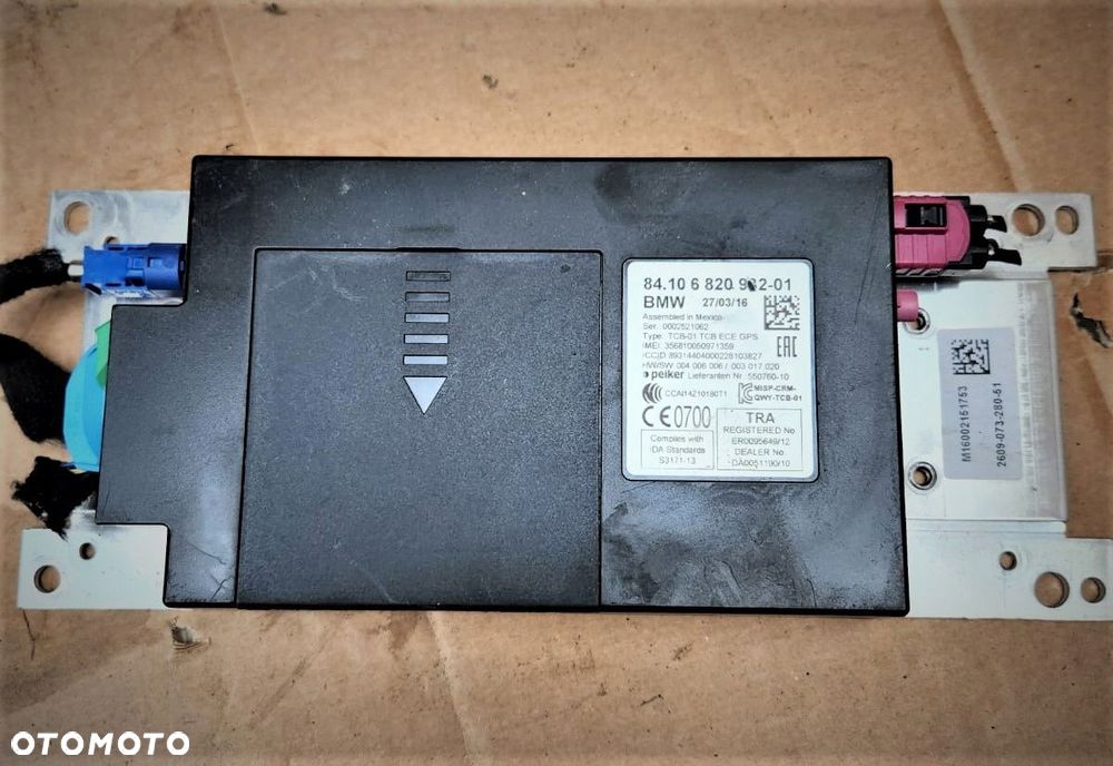 moduł sterownik telematik bmw f10 f11 f20 f25 f30 - 1