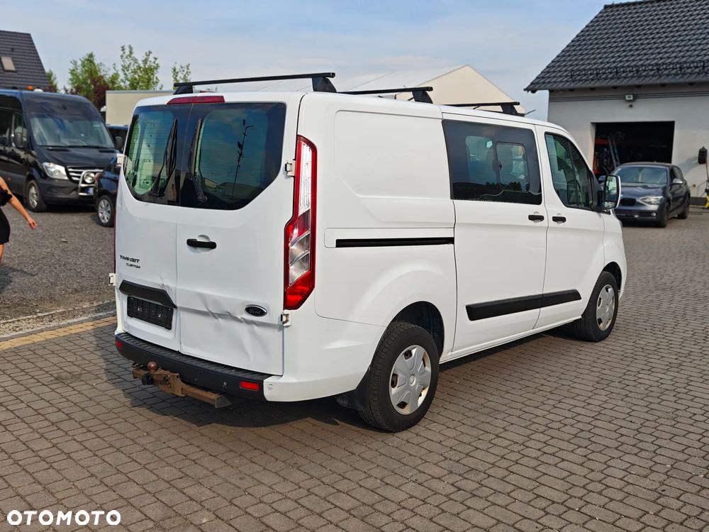 Ford Custom Doka Brygadówka Klima 6 miejsc Hak Bezwypadkowy - 3