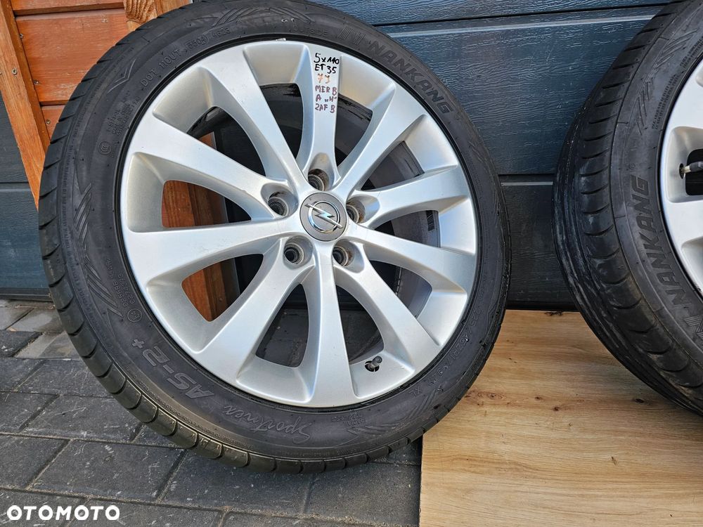 KOŁA FELGI ALUMINIOWE OPONY OPEL VECTRA C ASTRA H ZAFIRA B MERIVA B SIGNUM 17" 7J 5x110 ET35 225/45/17 - 11