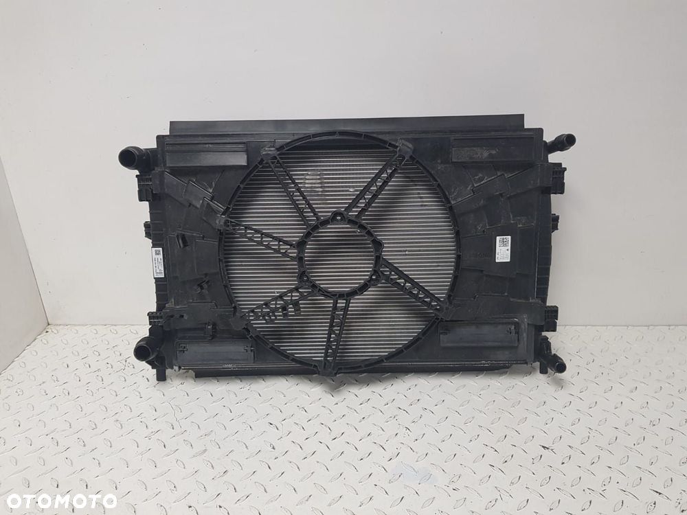 KOMPLET CHŁODNIC OBUDOWA WENTYLAOTR AUDI SKODA SEAT VW 5Q0121203DQ 5Q0121251GQ 5G0121207BK 5Q0816411 - 2