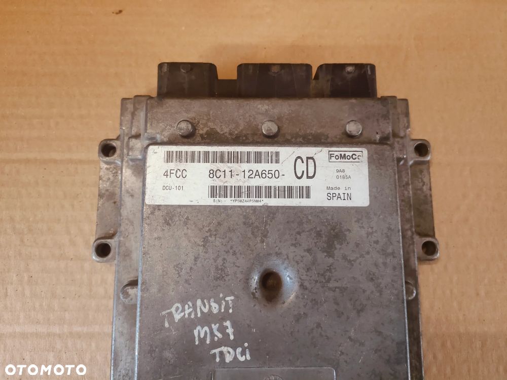 TRANSIT VII MK7 06- 2.2 TDCI STEROWNIK SILNIKA 8C1112A650CD - 5