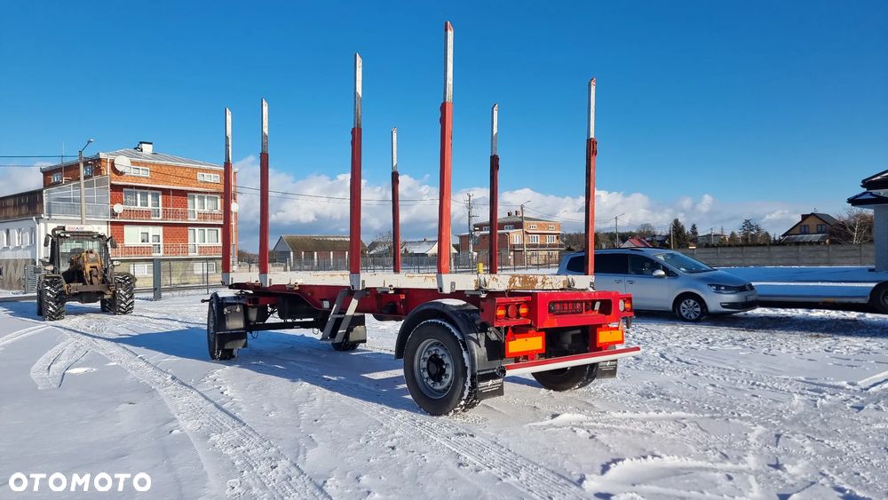 Inny 36.000zł netto PRZYCZEPA 6.60M KŁONICOWA DO DREWNA GRUBA RAMA 2012ROK  ST.bdb MOŻLIWOŚĆ TRANSPORTU - 3