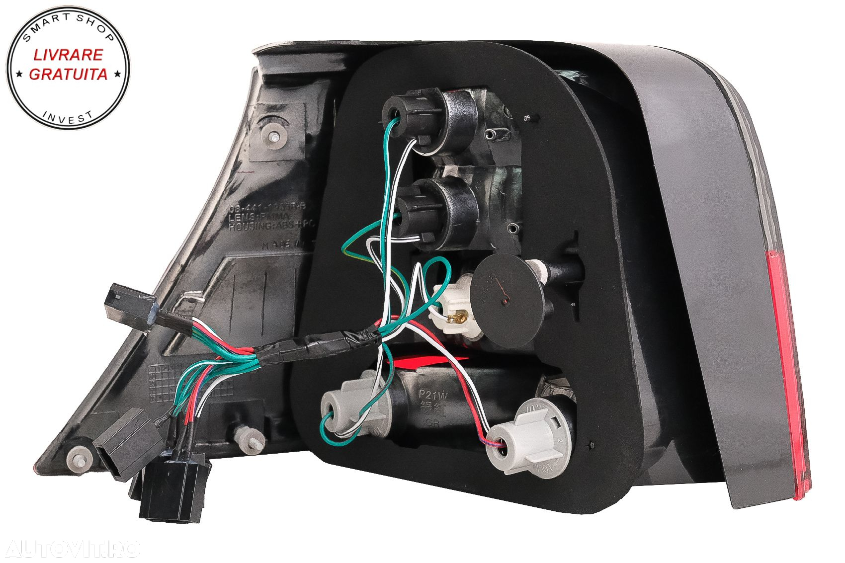 Stopuri VW Golf 4 IV (1997-2004) Rosu Fumuriu- livrare gratuita - 15