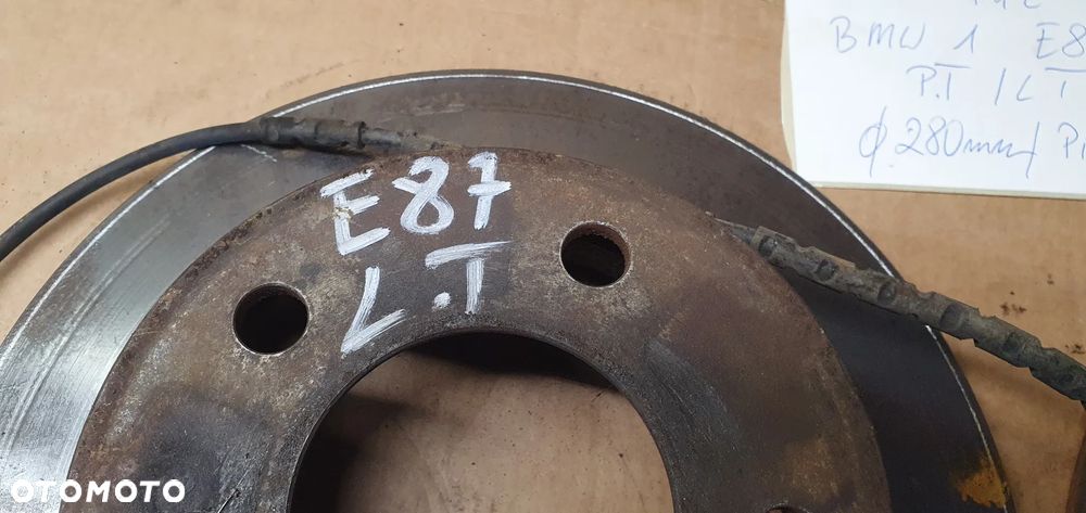 Tarcze hamulcowe tył tylne klocki BMW I E81 E87 2.0i - 9