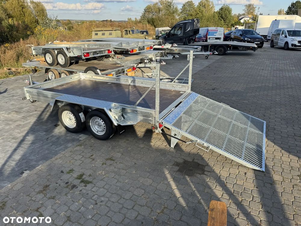 Niewiadów K3535 Nowa Przyczepa pod minikoparkę 355x183cm 3500kg trap maszyny budowlane - 1