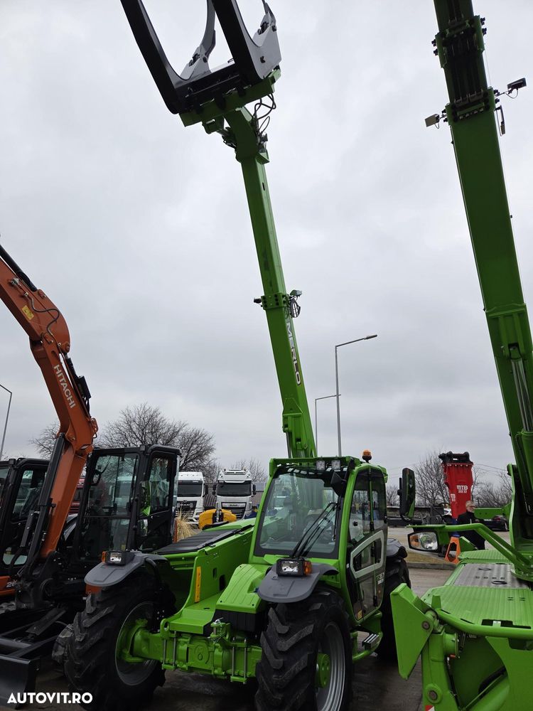 Merlo TF35.7-140, TELESCOPIC ridica 3,5t la 7m, 140CP Deutz, Aer conditionat, furci, cupa 3mc, graifer busteni, garantie 1 an, posibilitate leasing-PROMOTIE 85900 EUR+Tva - 36