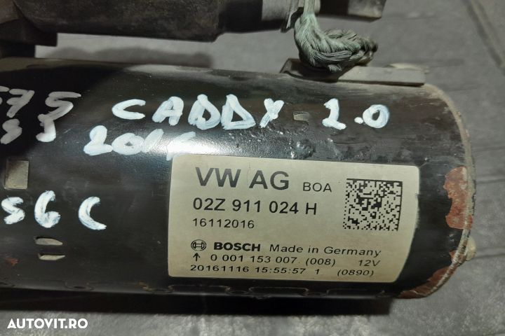 Electromotor 02Z911024H 02Z911024H Volkswagen VW Caddy 4 [2015 - 2020 - 4