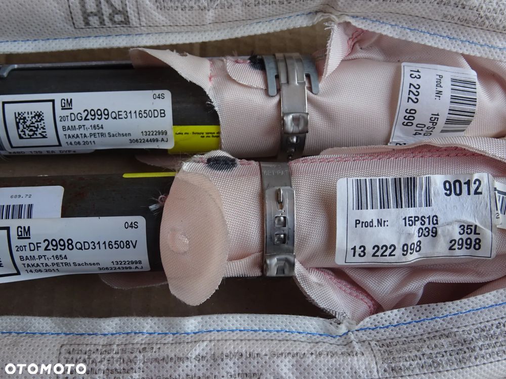 OPEL INSIGNIA A AIRBAG PODUSZKI NAPINACZE PASY KURTYNY POWIETRZNE - 21