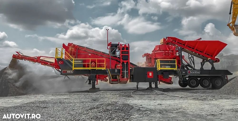 Boratas BLV900-E – Stație Mobilă pe Roți cu VSI și Sită Vibrantă - 7