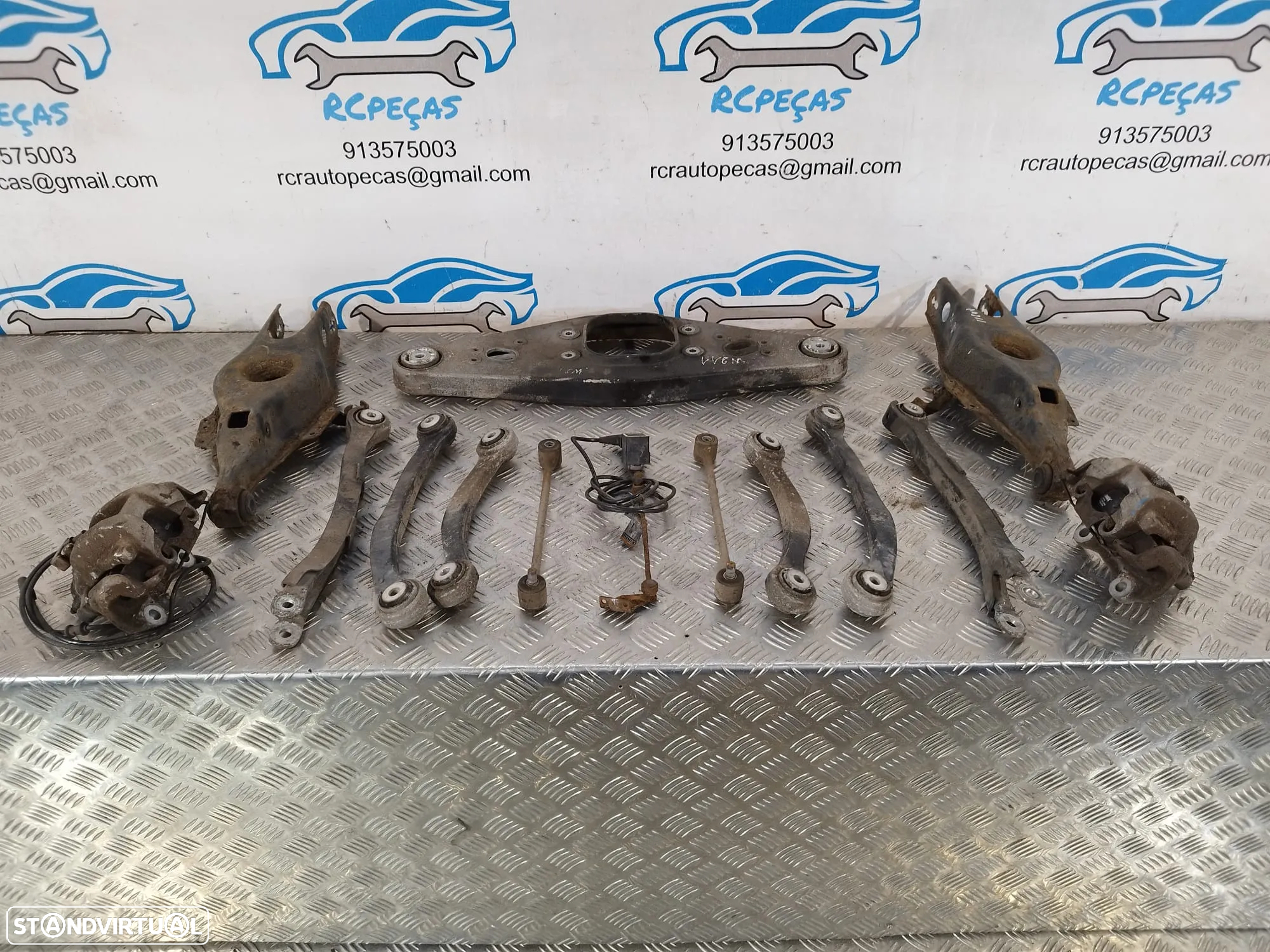 KIT SISTEMA TRAVAGEM SUSPENÇÃO MERCEDES BENZ CLASS E W211 A0105427717 0105427717 R230352020 A2303522206 2303522206 R2303521805 2303521805 BRAÇOS MANGAS EIXOS MAXILAS PINÇAS - 3