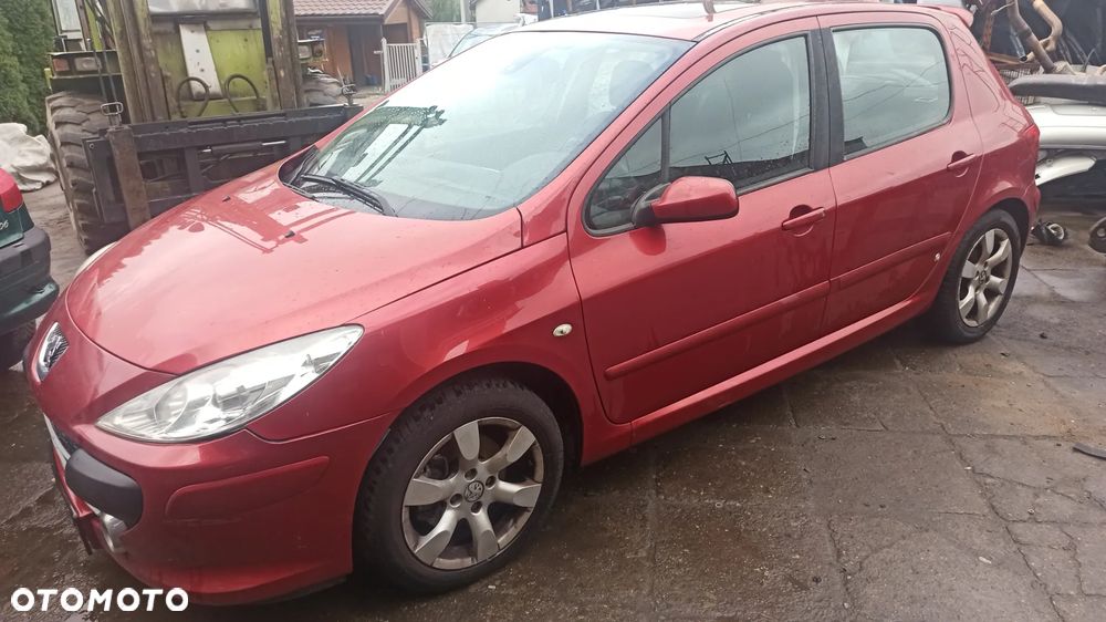 Peugeot 307  lift 05-   1.6 hdi  9hz Lakier EKQD   Silnik skrzynia maska zderzak drzwi  błotnik  fotele